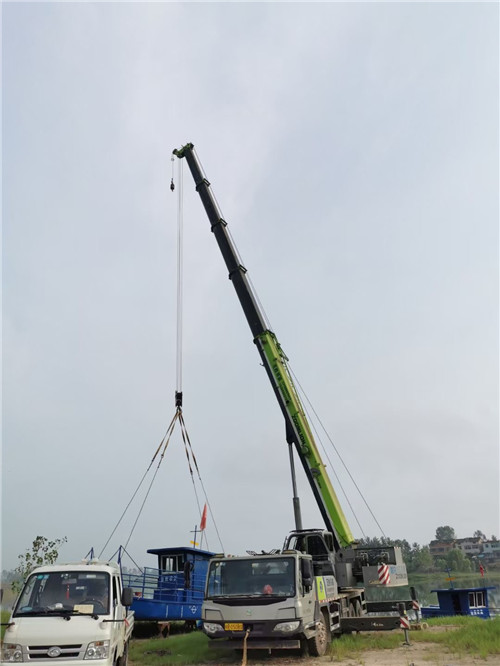 南安市桥梁建设吊装案例